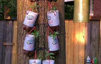 Homemade Topsy Turvy Bags/ Hanging Plastic Bottle Planters