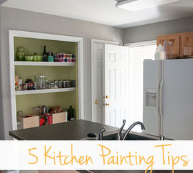 5 tips for painting a kitchen, kitchen design, painting