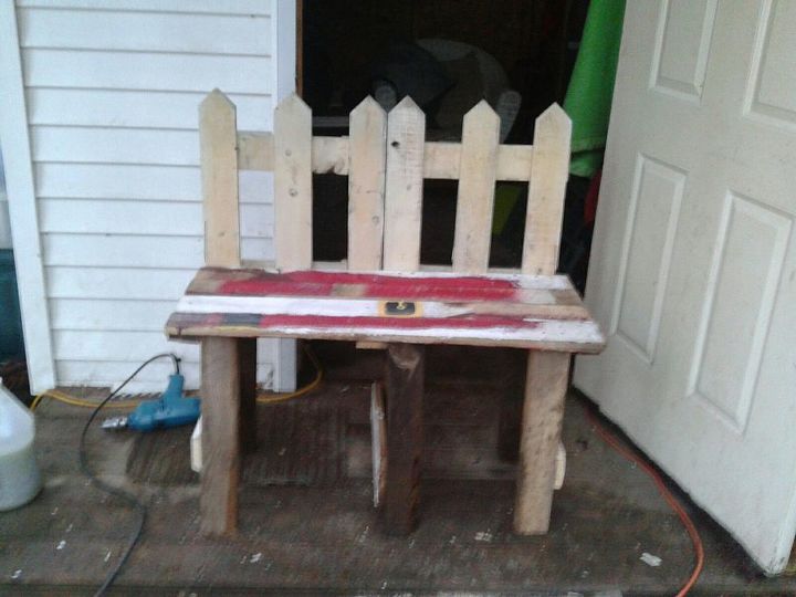 old santa gets a garden worthy face lift, diy, painted furniture, repurposing upcycling