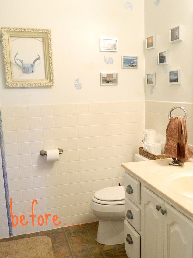 updating a bathroom for 71 00, bathroom ideas, home decor, The before picture Not terrible but needing some updating
