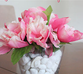 dollar store flower centerpieces, crafts, flowers, home decor, Make 3 centerpiece flower vases for 8