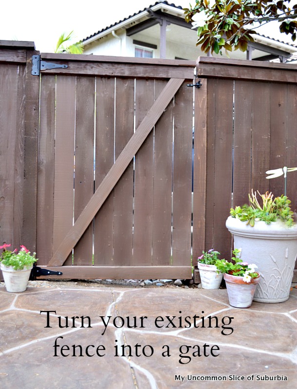 convert an existing fence into a gate, diy renovations projects, fences