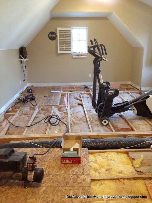 installing a new wood floor, diy, flooring, hardwood floors, woodworking projects, We had to remove all of the subfloor Talk about back breaking work