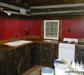 kitchen cabinets made from reclaimed salvaged barnwood, diy, home improvement, kitchen backsplash, kitchen cabinets, kitchen design, repurposing upcycling, woodworking projects