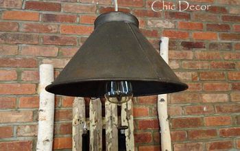 My Homemade Pendant Light From A Vintage Sifter
