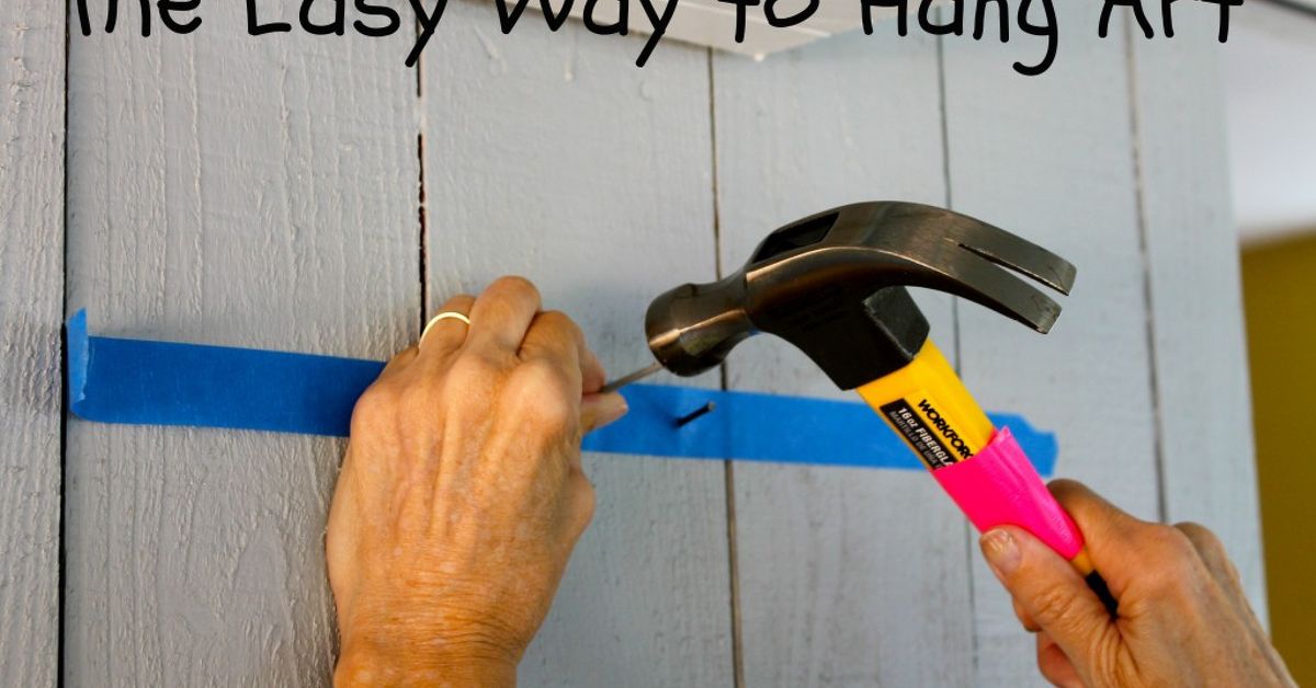Here's An Easy Way to Hang Art Straight Hometalk