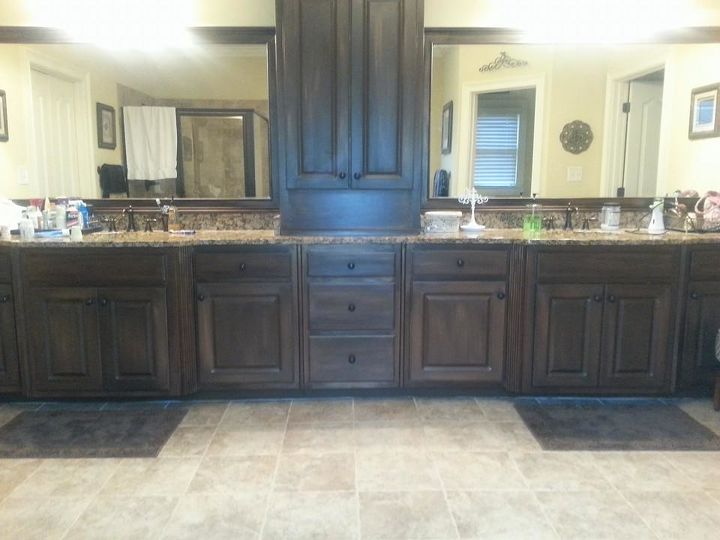 White Cabinets Painted To Look Like Wood Hometalk