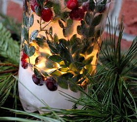 winter ice lanterns, crafts