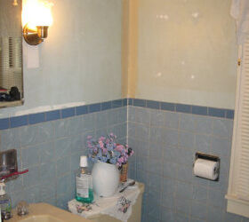 Redo of 1950's Bathroom..before and After!