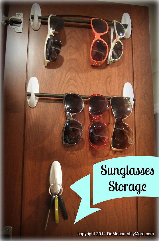prctica idea para guardar las gafas de sol
