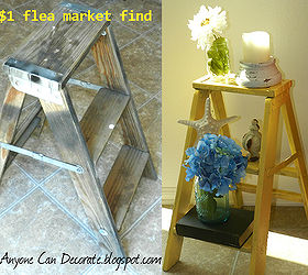 1 flea market find before amp after much needed makeover, home decor, repurposing upcycling, Before After Easy peasy upscale makeover