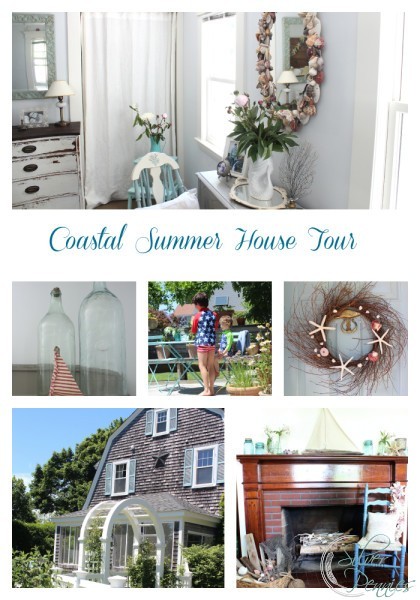 happy 1st day of summer home tour, home decor, living room ideas, seasonal holiday decor