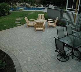 overcoming difficult challenges to adding a pool, outdoor living, pool designs, Stepping Stone Paths