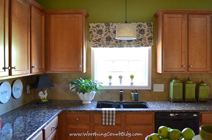 adding farmhouse style to my kitchen, home decor, kitchen design, window treatments, windows, Adding farmhouse style to my kitchen