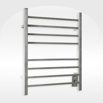 bathroom towel warmers, bathroom ideas, small bathroom ideas, The Sierra Towel Warmer has 8 sleek horizontal bars and can easily dry warm large towels or bathrobes It is available in a polished stainless steel finish includes a programmable timer allowing you flexibility to set it in advance