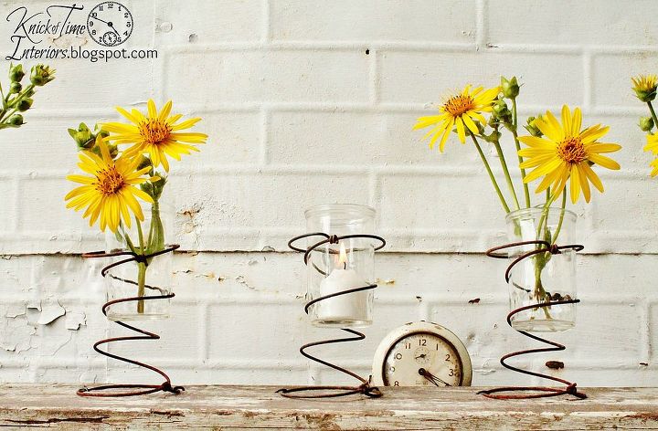 things to make with old springs, crafts, repurposing upcycling