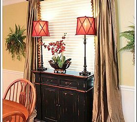 dining room window treatments and decorating, dining room ideas, home decor