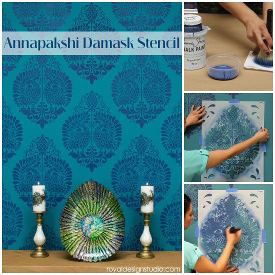 3 easy stencil techniques featuring our indian stencils collection, home decor, painting, wall decor
