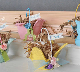 recycled egg carton mini spring baskets, crafts, Cute and easy little baskets make darling gifts party favors or place card holders at your Easter table