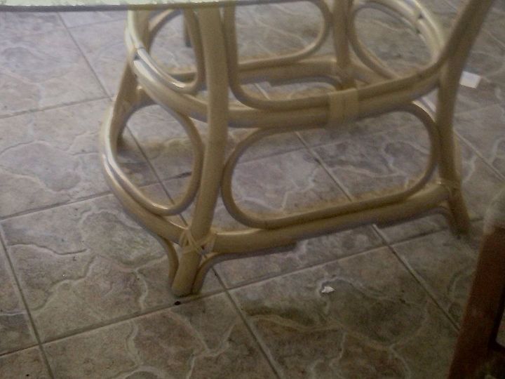 q my bamboo table, diy, painted furniture