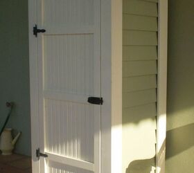 small outdoor storage, Cabinet shed for attractive porch storage