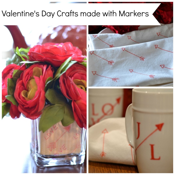valentine s day crafts made with three different types of markers, crafts, seasonal holiday decor, valentines day ideas, Three Valentine s Day Crafts made with Three Different Types of Markers