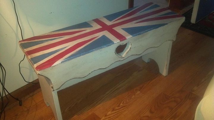 chalk painted bench, chalk paint, painted furniture
