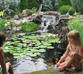 low maintenance ponds, outdoor living, ponds water features