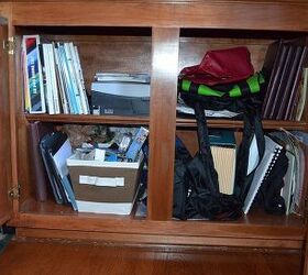 home office organization project, home office, organizing, Nothing here is easily identifiable