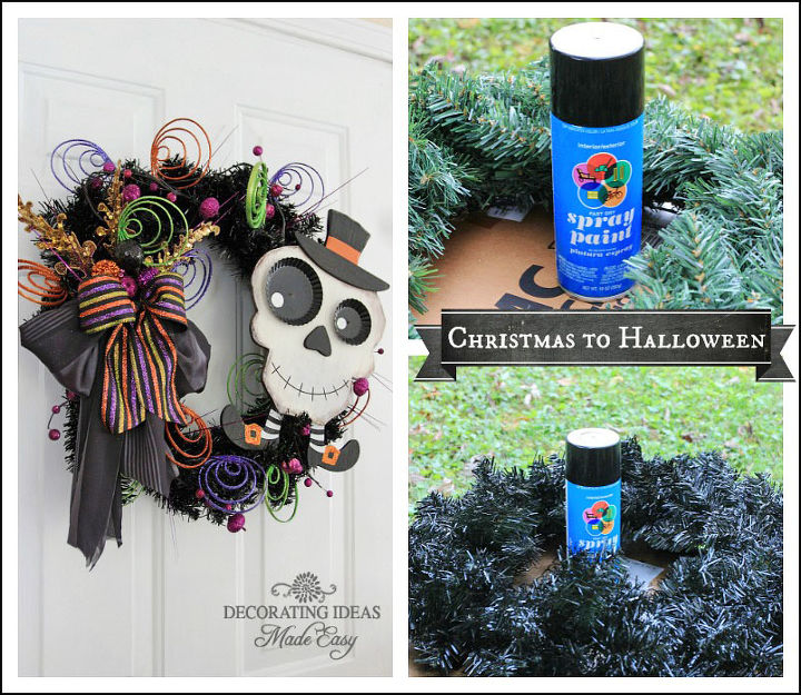 halloween wreath, crafts, halloween decorations, seasonal holiday decor, wreaths