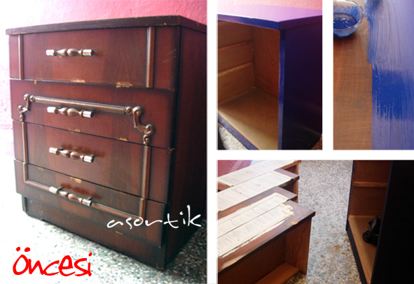 diy mobilya, painted furniture