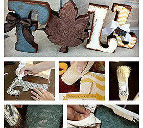 Staining Wood Letters & a Giveaway!