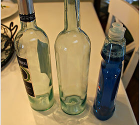 turn a wine bottle into a dish soap dispenser, crafts, repurposing upcycling