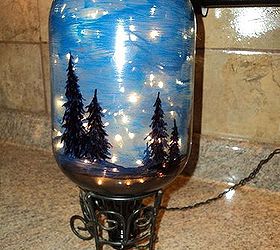 starry night light, christmas decorations, crafts, lighting, seasonal holiday decor, 6 Put the plug through the bottom of your bottle holder Then place the bottle in and check it out The more light in the room the brighter the bottle color