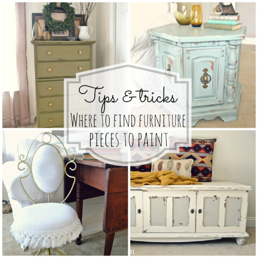 where to find furniture to paint, painted furniture, Tips and tricks on where to find furniture pieces