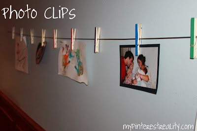 wall photo display clips, crafts, home decor, wall decor