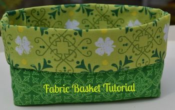 Fabric Basket Tutorial