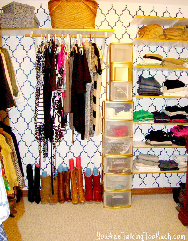 want to purge want to organize don t want to spend any money doing it, closet, organizing, shelving ideas, Wait until you see the before