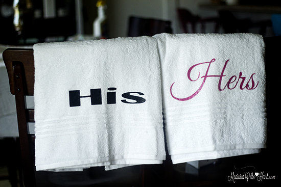 make these custom towels for a wedding gift, crafts, I love how these custom towels came out They are so easy to do