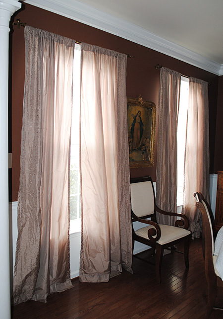 new curtains in the dining room, dining room ideas, home decor, This is the before photo