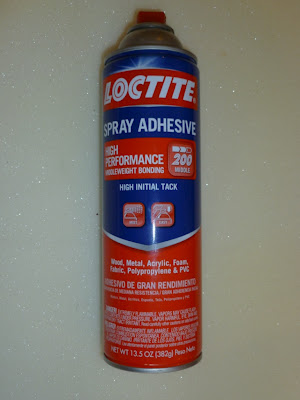 use paintable wallpaper to cover ruined furniture tops, painted furniture, Get a good adhesive I used Loctite high performance spray adhesive