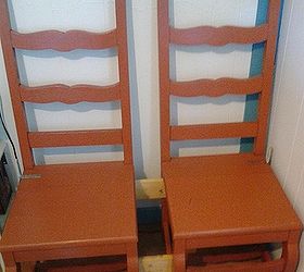 chairs up cycled to guest bed, bedroom ideas, home decor, painted furniture, repurposing upcycling