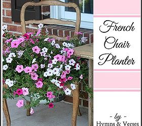 Jardinera de silla francesa vintage