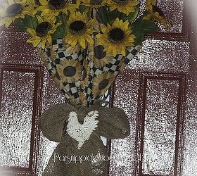 Sunflower Umbrella Wreath
