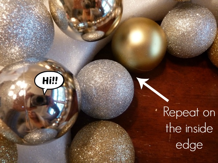 5 steps to get the perfect ornament wreath, crafts, seasonal holiday decor, wreaths