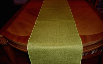 Colored Burlap Table Runners
