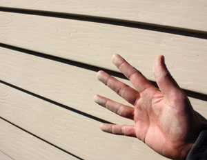 can aluminum siding be painted, curb appeal, home maintenance repairs, painting, Be sure to remove chalk