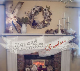 fun festive and fabulous fall fireplaces, fireplaces mantels, seasonal holiday decor