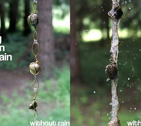 diy rain chain, crafts, outdoor living, DIY Rain chain