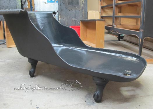 clawfoot tub to chaise lounge